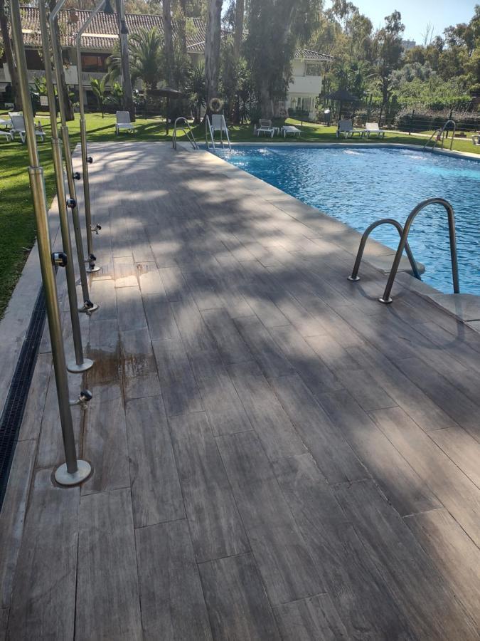 Puerto Banus Apartment Near Beachfront, Sunny Terrace, Pool, Tennis Court, Parking And Movies Projector Marbella Eksteriør billede